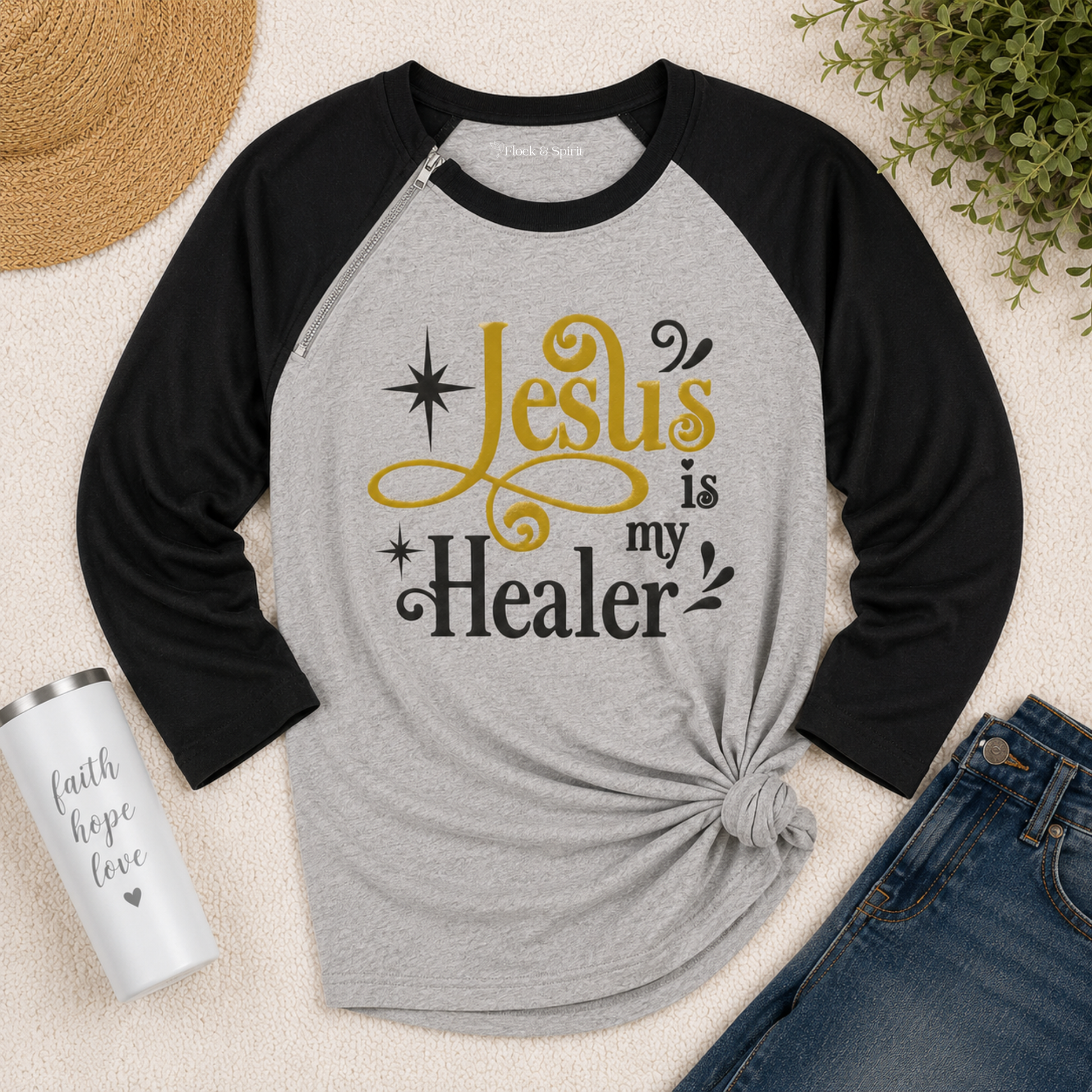 Jesus is My Healer Chemo Port Access Shirt